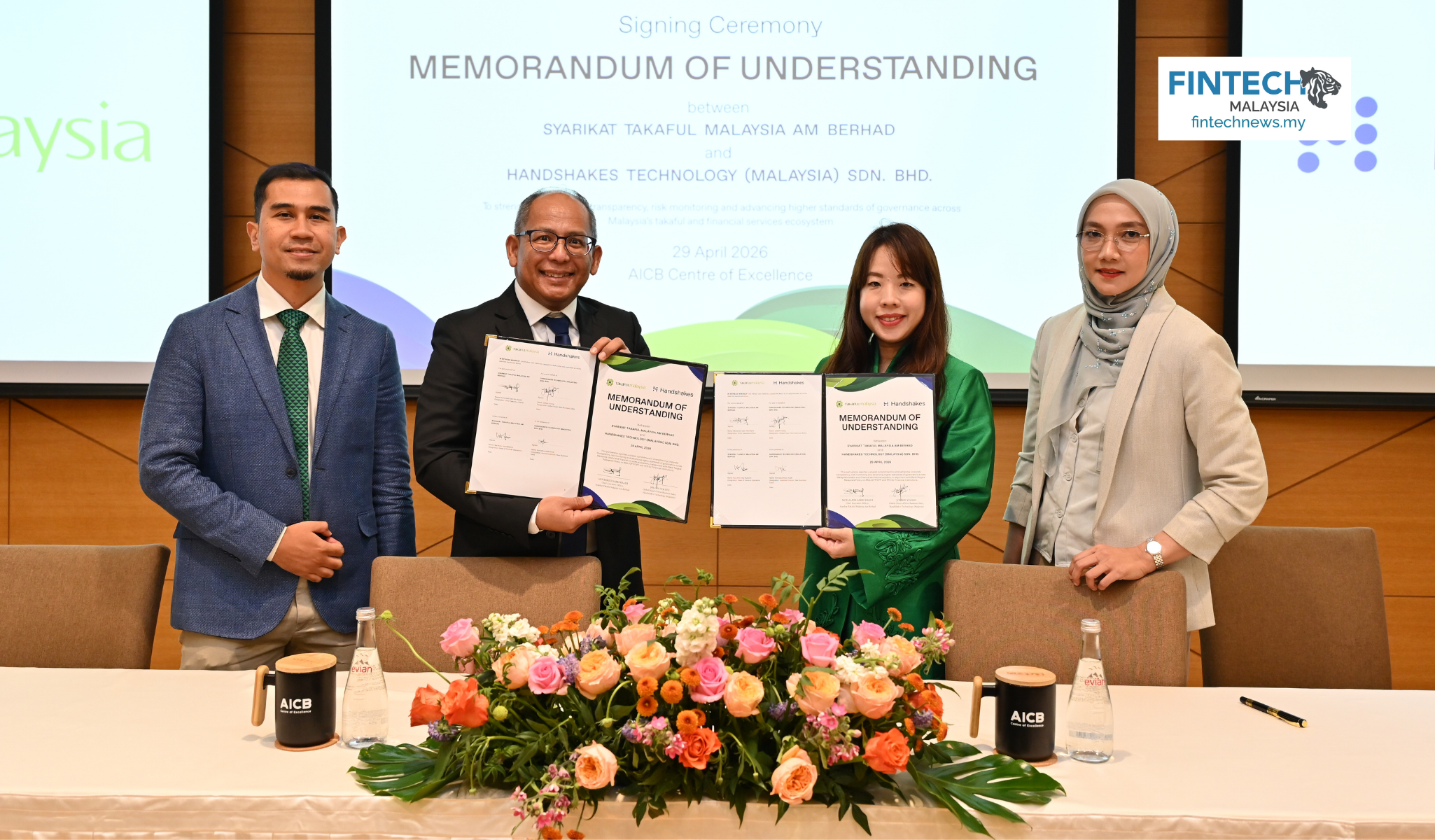 Takaful Malaysia Am Partners Handshakes for AML Compliance, Risk Intelligence