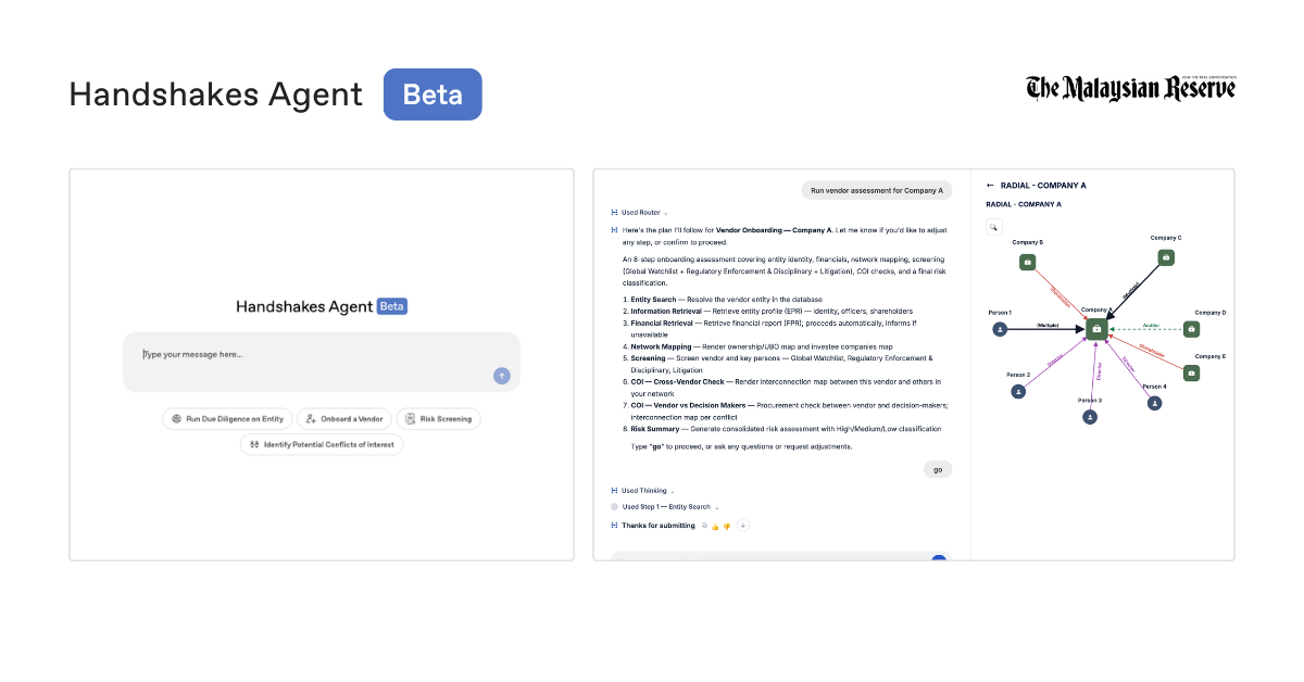 Handshakes Launches AI Agent to Transform Corporate Due Diligence and Investigation